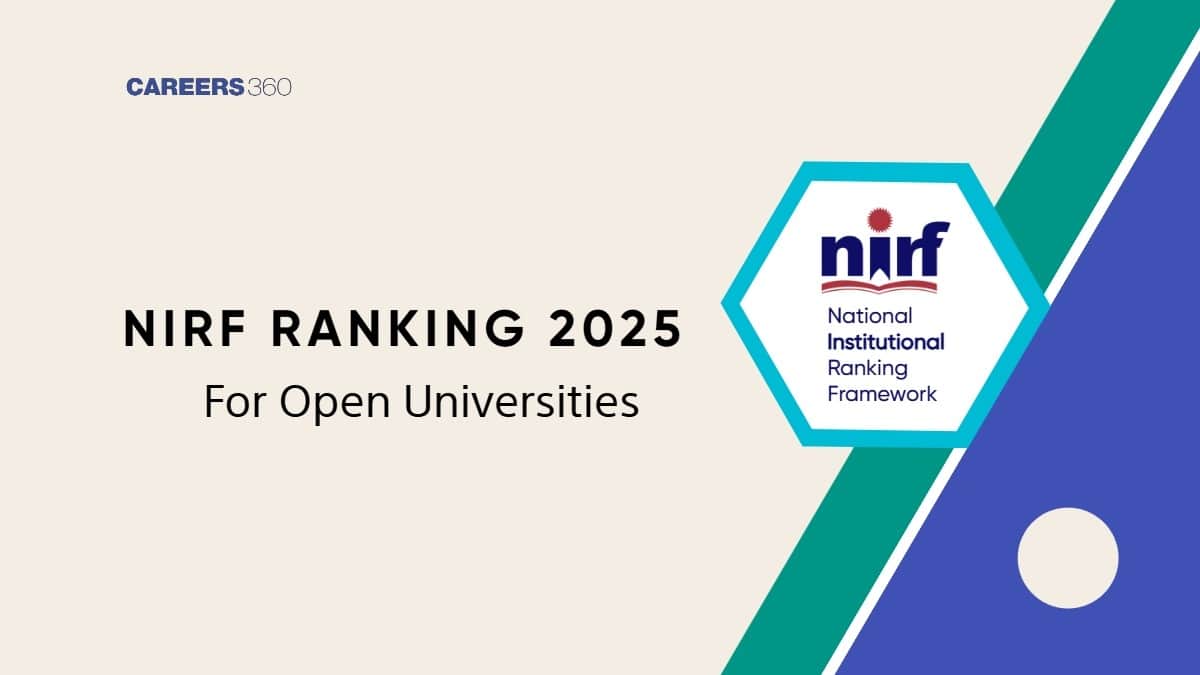 NIRF Rankings 2025 for Open Universities: List of Top Colleges, Universities